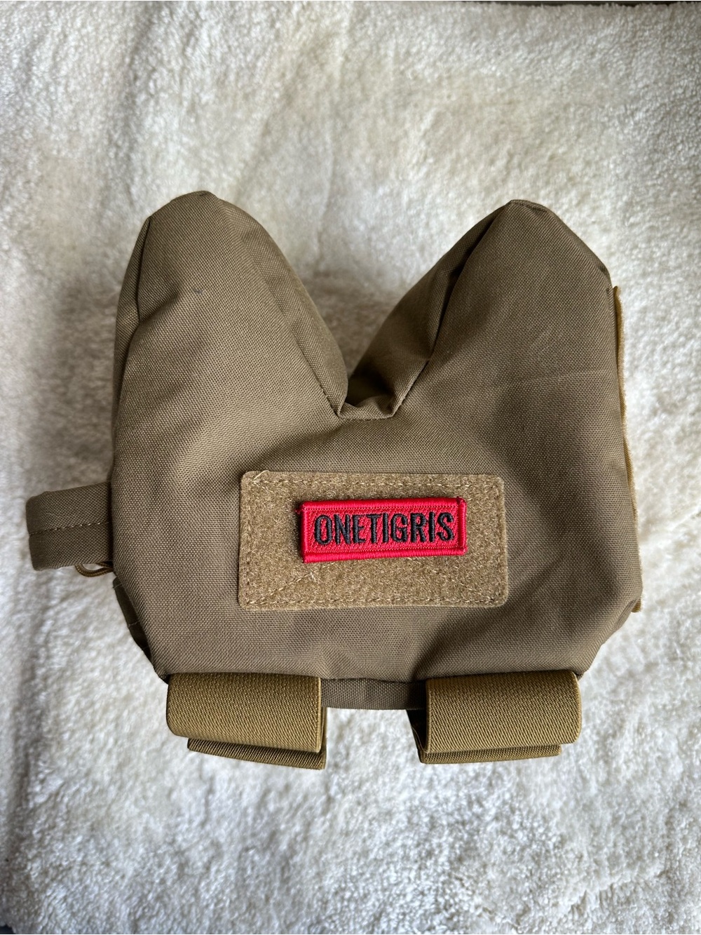 OneTigris Tactical Rifle Shooting Rest Bag - Coyote Brown Gun Support Rest